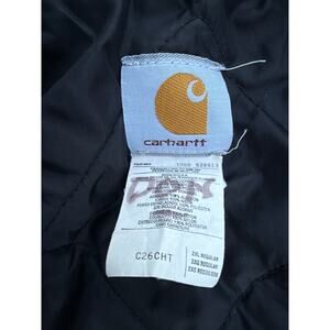 Vintage Y2K Carhartt Arctic Quilt Lined Jacket Mens 2XL Gray Faded Distressed